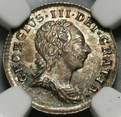 1786 NGC MS 63 George III Penny Great Britain Silver Mint Coin (20100201D) - Image 1 of 4