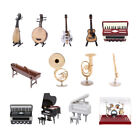 13 options mini instrument de musique guitare batterie piano 1/12 accessoires maison de poupée