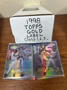 1998 Topps Gold Label Class 1, 2, & 3 Complete Set 300 Cards - Picture 1 of 1