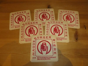 Bierdeckel DDR Magdeburger Biere(2) --- NEU - Bild 1 von 2