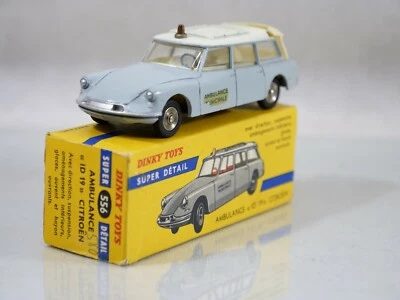 Dinky Toys F N° 556 Citroën ID19 Ambulanza Municipale In Scatola 1/43 - Immagine 1 di 4