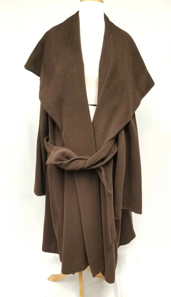 ABRIGO DE LANA PARA DAMAS LILITH DE DISEÑO DE GAMA ALTA CUELLO DE GRAN TAMAÑO * talla 36 / XS Foto 1 de 4