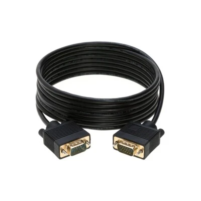 15ft - SVGA Male to Male Cable for PC Monitor Projector HDTV - High-Quality Cord - Image 1 of 4