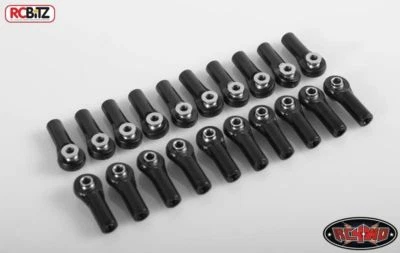 M3 Medium Straight Plastic Rod Ends w/ Axial Width Metal Balls 20 RC4WD Z-S0947 - Image 1 of 4