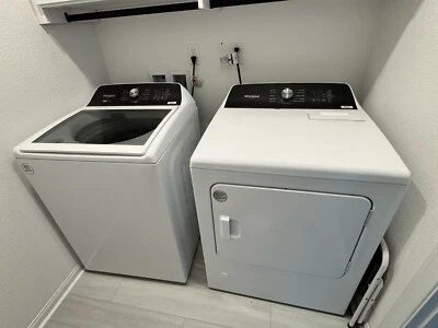 Whirlpool 洗衣机和燃气烘干机, 使用 1 年, 状况完好  — 第 1/4 张图片