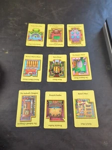 The Simpsons 2002 Clue Locations Full Set 9 Cards Replacement Pieces  - Picture 1 of 12