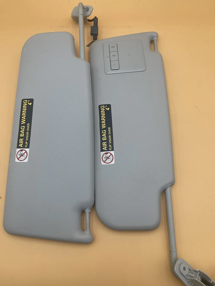 2012-2020 Volkswagen Left Driver and Right Passenger set Sun Visor OEM - Image 1 of 4