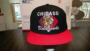 CHICAGO BLACKHAWKS CCM EMBROIDERED CAP, OFFICIAL NHL, SNAP BACK, NWT. - Picture 1 of 8