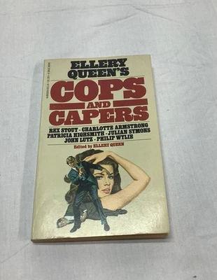 Ellery Queen's Cops and Capers by Charlotte Armstrong Rex Stout 1st PB Vtg 1977 - Image 1 of 4