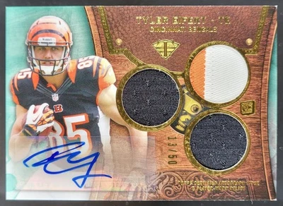 2013 Topps Triple Threads Tyler Eifert Emerald /50 RC Auto Bengals SS2 - Image 1 of 4