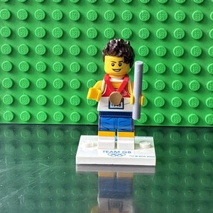 LEGO Team GB - Relay Runner Minifigure with Baton tgb003 - Picture 1 of 4