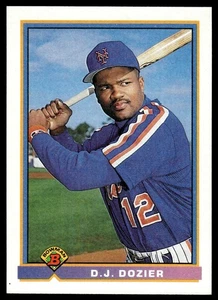 1991 Bowman D.J. Dozier Rookie New York Mets #478 - Picture 1 of 2