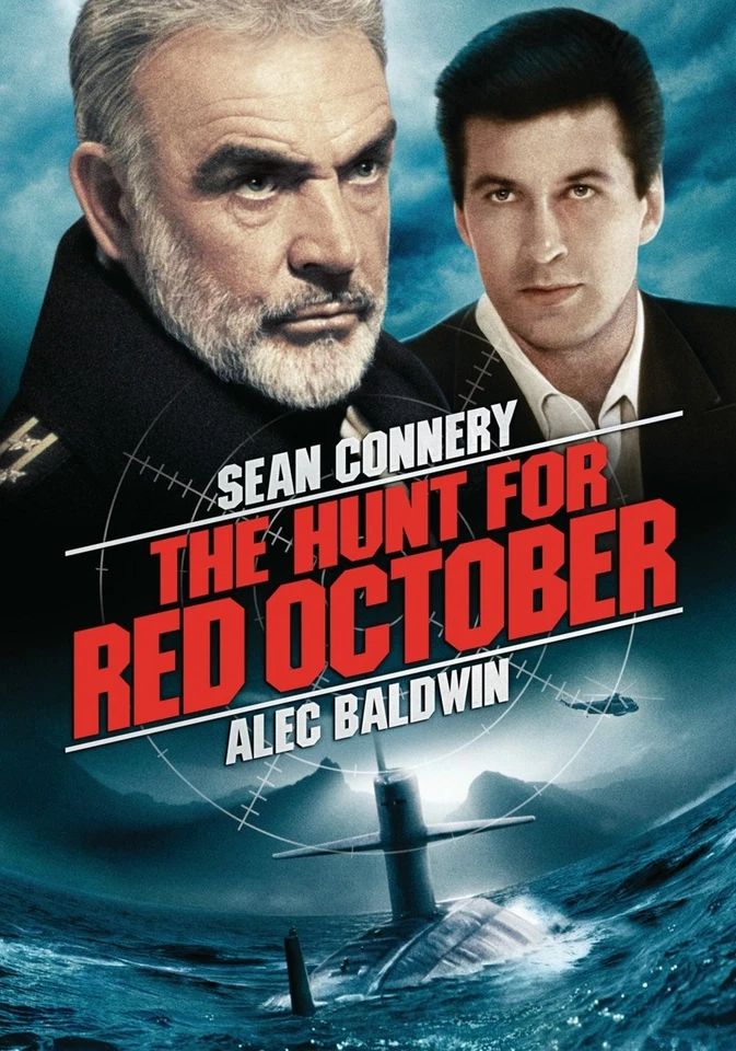 The Hunt for Red October (DVD, 1990) Sean Connery, Alec Baldwin Foto 1 de 1