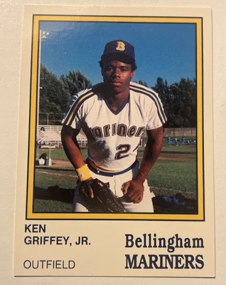 Ken Griffey Jr 1987 Bellingham XRC Ligas Menores Promo RC Reimpresión Leer Ver Fotos Foto 1 de 3