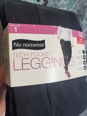 Без излишеств новый с Ярлыками плюс размер 1 X (16W-18W) Tech карман черный леггинсы брюки для отдыха - Изображение 1 из 4