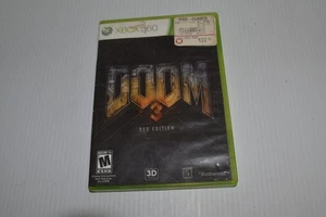 XBOX 360 DOOM 3 BFG EDITION VIDEO GAME 3D COMPATIBLE (HQL28) - Picture 1 of 3