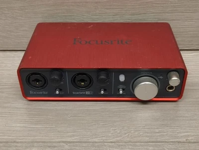 Focusrite Scarlett 2i2 USB Audio Interface 1st Gen Faulty Usb Port - Image 1 of 4