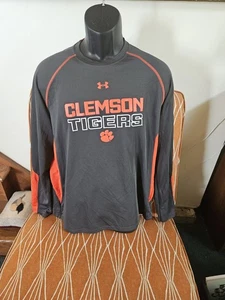 Camiseta Clemson Tigers Under Armour Heat Gear manga larga L suelta - Imagen 1 de 6