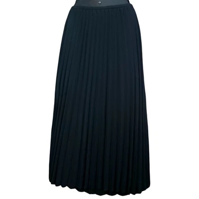 Maxi Falda Plisada Negra De Colección ESPRIT DE CORP 9 10 Whimsigoth Dark Academia Foto 1 de 4