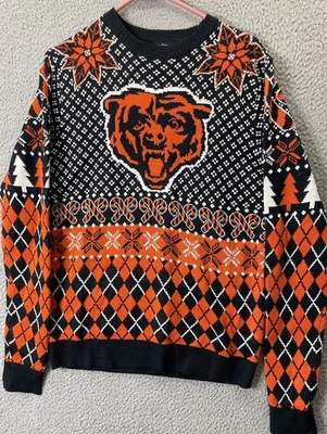 🔥 Chicago Bears • Ropa Foco Team • Suéter Feo de Navidad • Hombre Adulto Talla S Foto 1 de 4