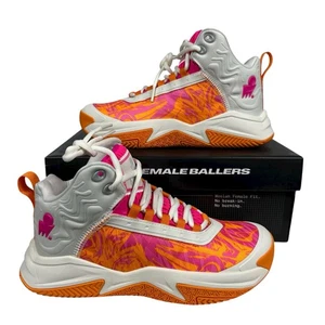 Moolah Press Break v2 Orange/Pink Shoe Size 4.5 Youth Basketball Sneakers - Picture 1 of 8
