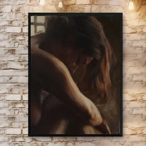 Loving Oneself Modern Abstract Artwork Wall Art poster Choose your Size - Picture 1 of 3