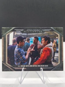 2024 Topps StarWars Masterwork J.J Abrams with John Boyega and Oscar Isaac BTS-4 - Picture 1 of 2