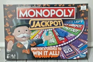 Brand New Sealed Hasbro Monopoly Jackpot Board Game  - Picture 1 of 2