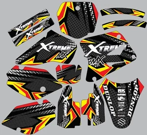 Graphics for 2002-2019 Suzuki RM85 RM 85 Shroud Decal Kit motocross carbon fiber - Picture 1 of 1