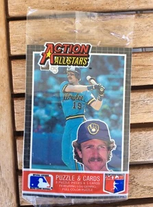 1985 Donruss Action All Stars Pack Robin Yount Brewers & Dave Parker Reds - Picture 1 of 2