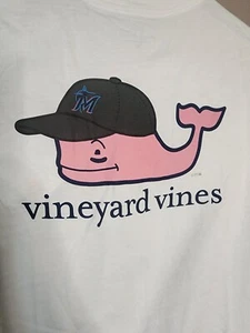 Vineyard Vines Florida Marlins T-Shirt Size Medium - Picture 1 of 6