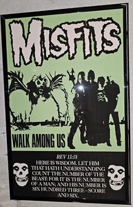 Misfits Walk Among Us Promo Poster 11 X 17 Framed - Picture 1 of 2