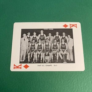 1973 North Carolina State Wolfpack/ King Diamond Playing Card / 1947 S.C. CHAMPS - Picture 1 of 3