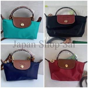 Longchamp Le Pliage Horse Top Handle Shoulder Bag XS Size 4 colors Outlet - Picture 1 of 35