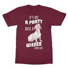T-shirt homme drôle Teckel Weiner Dog