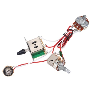 Kit de arnés de cableado metálico para guitarra eléctrica interruptor de 3 vías ollas de 500K - Imagen 1 de 8