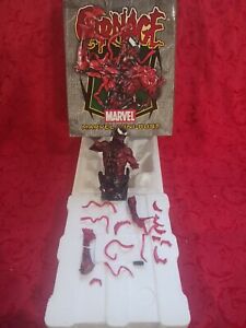 Broken Rare Bowen Puzzle! Hah! Carnage Bust Marvel Comic Spider-Man 1/6 Statue