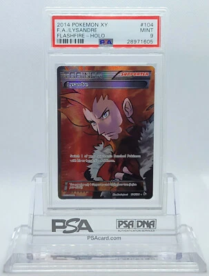 POKEMON FLASHFIRE LYSANDRE #104 FULL ART HOLO FOIL CARD PSA 9 MINT #28971605 - Image 1 of 3