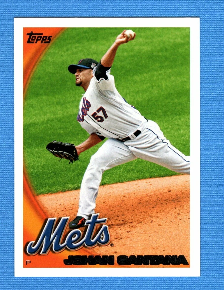 2010 Topps #573 Johan Santana Mets - Image 1 of 1