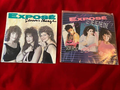 Expose 7” 45 Record Seasons Change & Let Me Be The One - Image 1 of 4