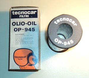 Alfa 105 Gulia Spider GT Bertone tecnocar OP-945 Ölfilter oil filter filtri olio - Picture 1 of 3