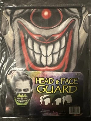 Face Mask Halloween  SCARY CLOWN UV Protection Bike Fishing Mouth HEAD COVER - Image 1 of 4