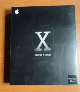 Apple Mac OS X 10.3.4 Server Retail Unlimited Clients + codice seriale M9236Z/A - Imagen 1 de 2
