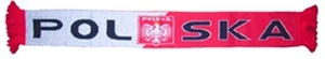 Polen Schal "POLSKA"   FAN Bialo-Czerwoni + NEU + EM WM Scarf Echarpe Poland - Picture 1 of 1