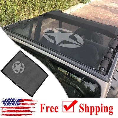 Car Star Roof Top Bikini Sun Shade Cover Accessories For Jeep Wrangler TJ 1997+ Foto 1 de 4