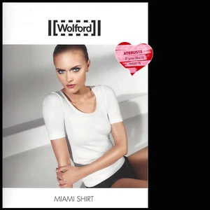 Wolford Miami Shirt • M • black ... Shirt mit großzügigem, rundem Dekolleté - Bild 1 von 7