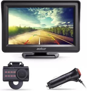 "Telecamera di backup auto vista posteriore Aokur 4,3 pollici HD 4,3" - Foto 1 di 9