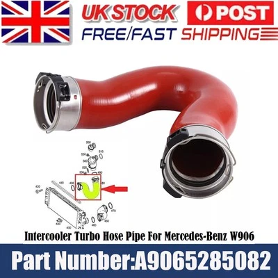 TURBO INTERCOOLER HOSE PIPE SILICONE FOR  MERCEDES  Sprinter 906 #A9065285082 - Image 1 of 4