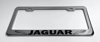 Jaguar Chrome License Plate Frame New - Image 1 of 4