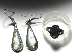 RING AND EARRINGS MATCHING SET - Picture 1 of 10